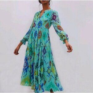 Anthropologie Serenade Maxi Dress XS EUC Read